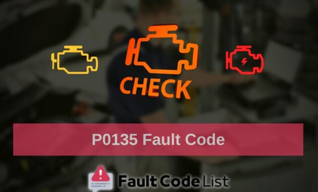 P0135 Fault Code