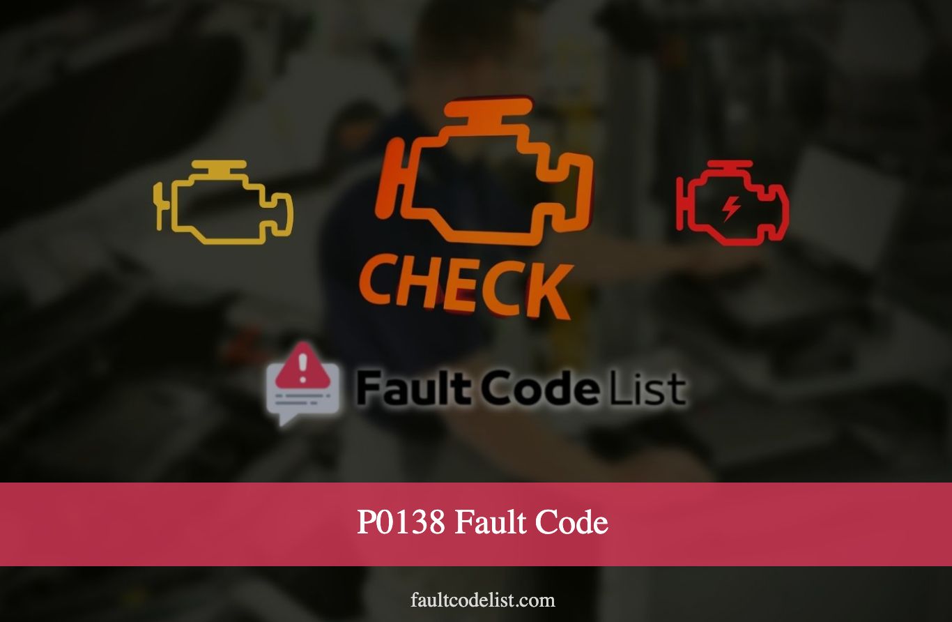 Understanding P0138 Fault Code: What It Means And How To Fix It - Fault ...