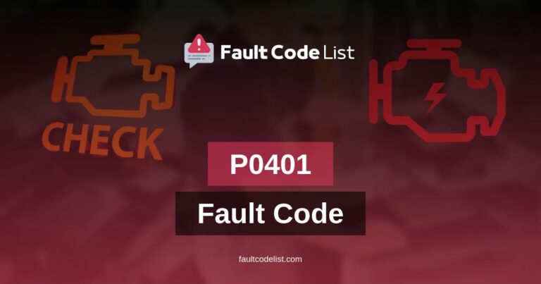 P0401 Fault Code