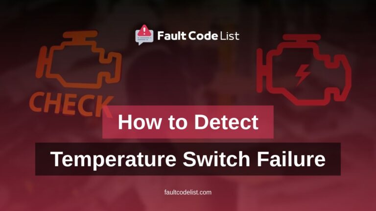 How to Detect Temperature Switch Failure